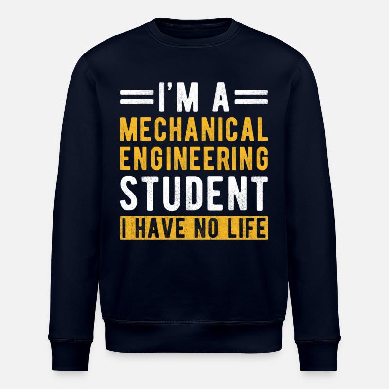 Mechanical Engineering Student Gift - Stanley/Stella ROLLER Unisex Organic Sweatshirt - navy