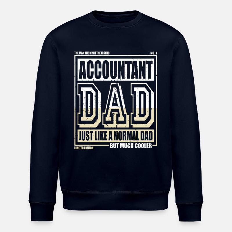 Buchhalter Papa Geschenk - Stanley/Stella Unisex Bio-Sweatshirt ROLLER - Navy