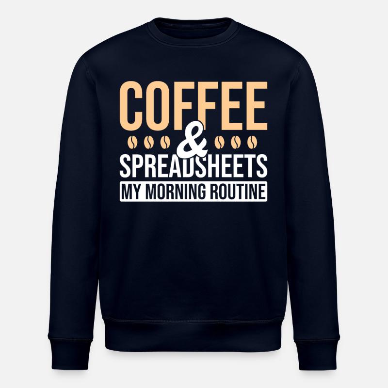 Accountant table coffee - Stanley/Stella ROLLER Unisex Organic Sweatshirt - navy