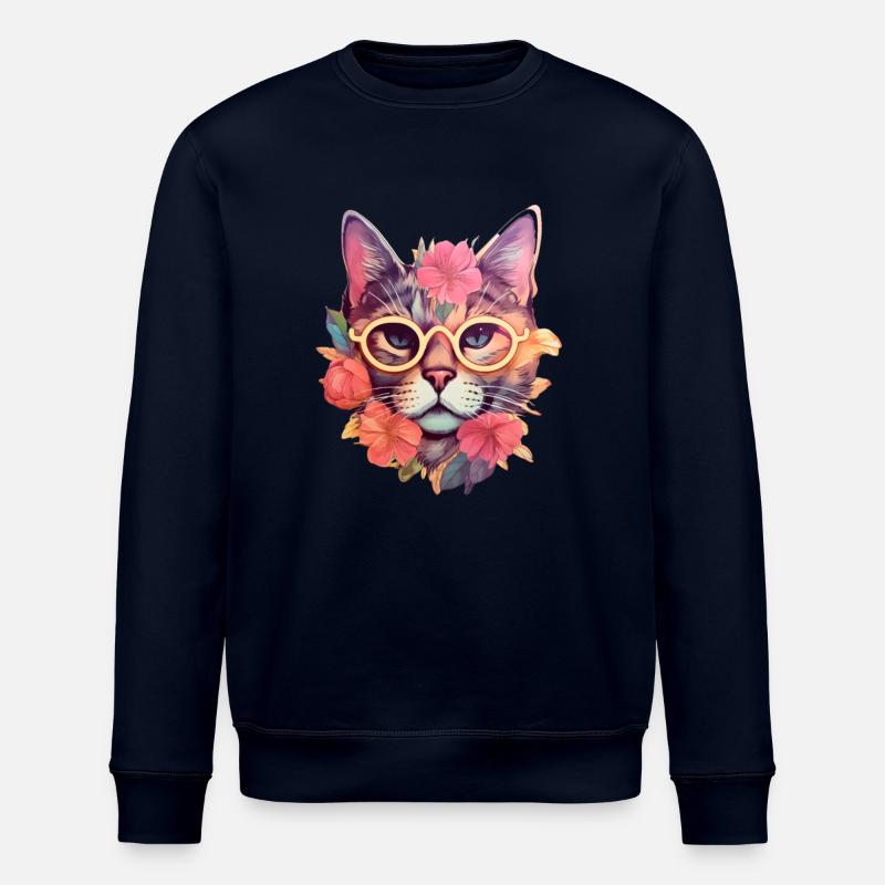 Esthétique du chat - Sweat bio ROLLER Stanley/Stella Unisexe - marine