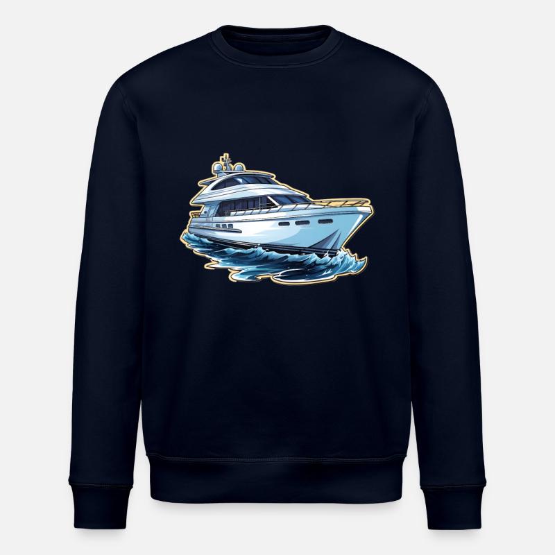 Yacht Motorboot - Stanley/Stella Unisex Bio-Sweatshirt ROLLER - Navy