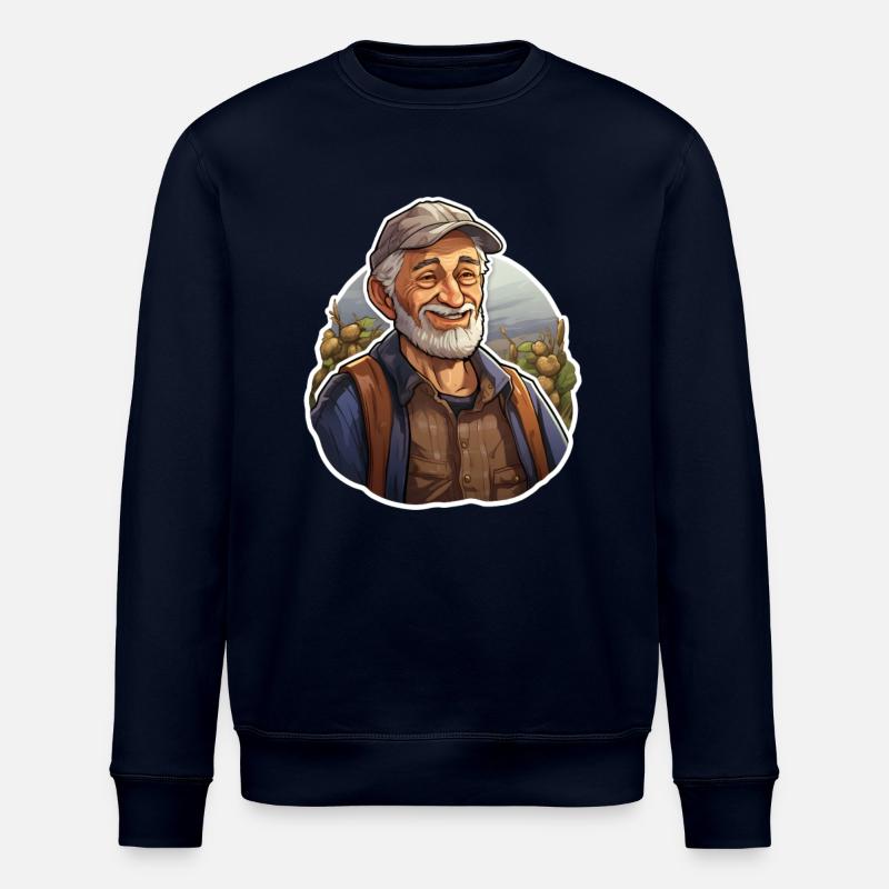 Farmer - Stanley/Stella ROLLER Unisex Organic Sweatshirt - navy
