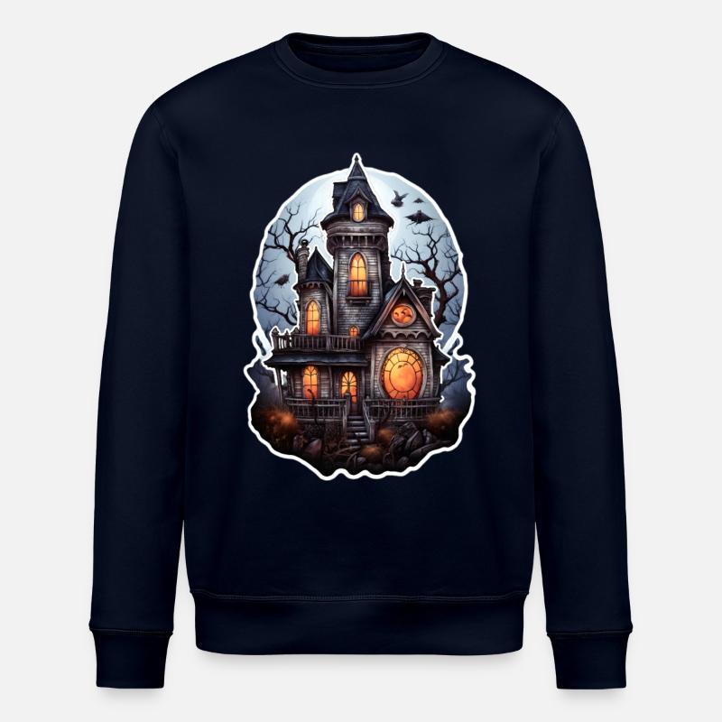 Maison hantée - Sweat bio ROLLER Stanley/Stella Unisexe - marine