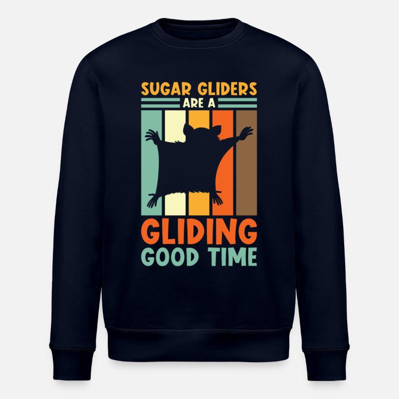 Sugar Glider Spruch - Stanley/Stella Unisex Bio-Sweatshirt ROLLER - Navy