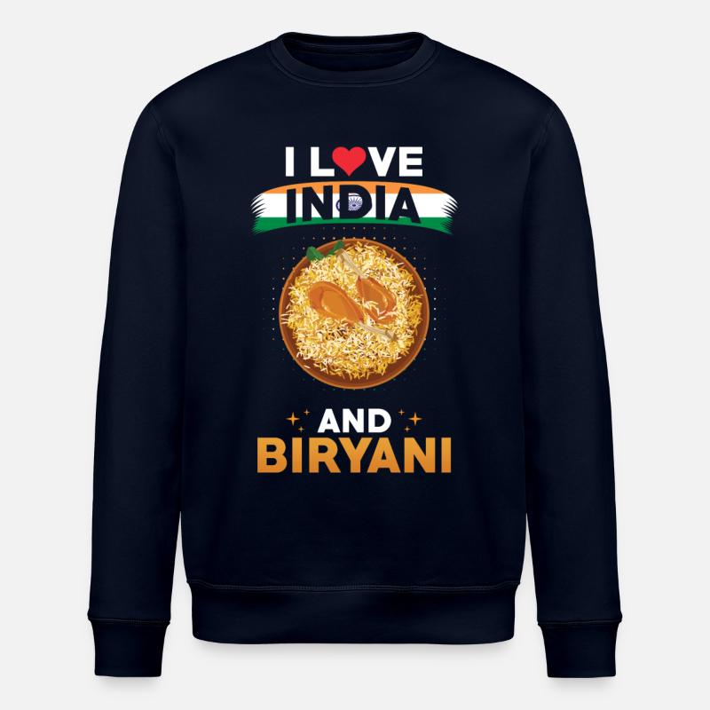 Biryani Inde Cuisine indienne - Sweat bio ROLLER Stanley/Stella Unisexe - marine