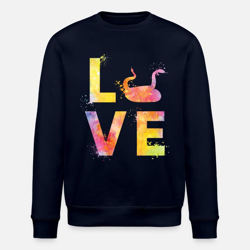 Les serpents aiment - Sweat bio ROLLER Stanley/Stella Unisexe - marine