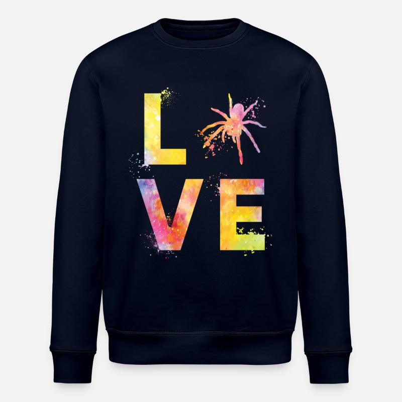Spinnen liebe - Stanley/Stella Unisex Bio-Sweatshirt ROLLER - Navy
