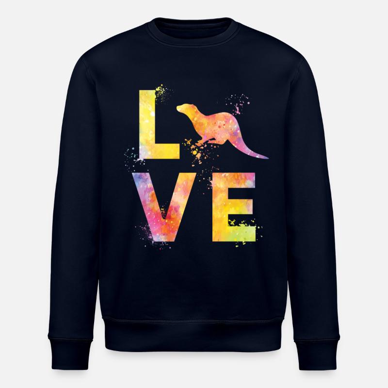 Otter Liebe - Stanley/Stella Unisex Bio-Sweatshirt ROLLER - Navy
