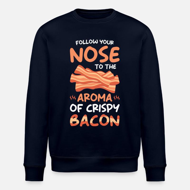 Cadeau Jambon de Bacon - Sweat bio ROLLER Stanley/Stella Unisexe - marine