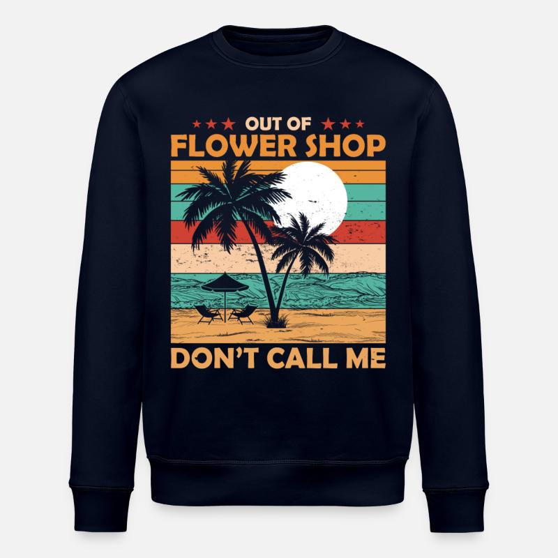 Fleuriste Fleuriste Pension Cadeau - Sweat bio ROLLER Stanley/Stella Unisexe - marine