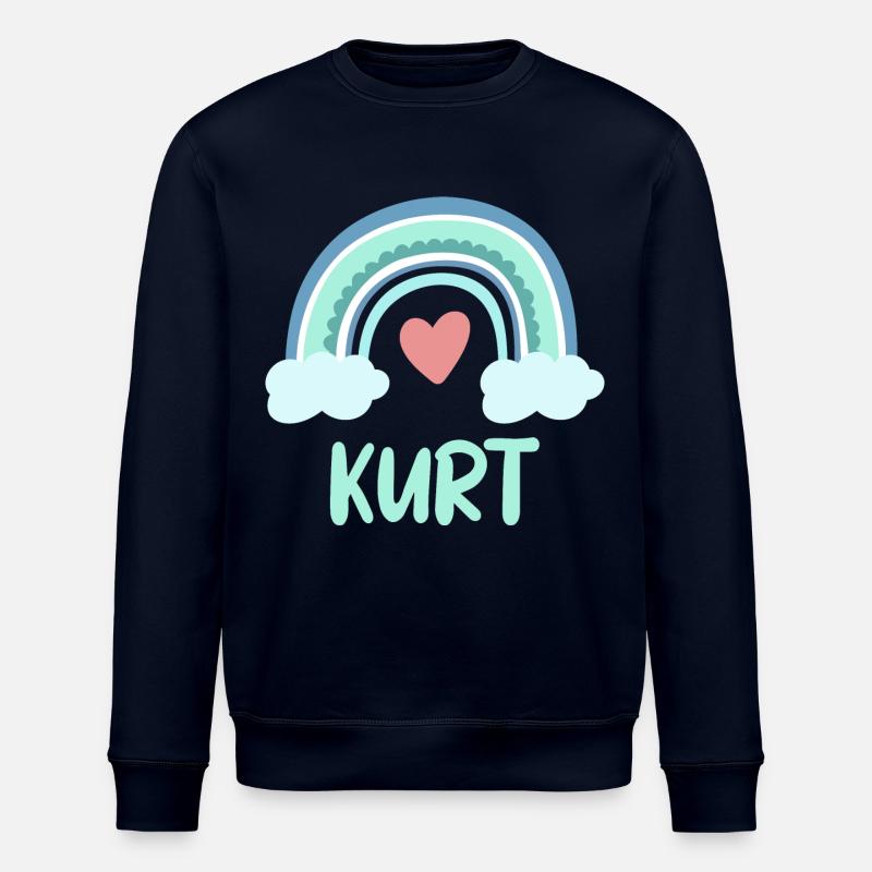 Kurt Nom Rainbow Baby - Sweat bio ROLLER Stanley/Stella Unisexe - marine