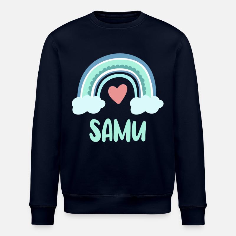 Samu Nom Rainbow Baby - Sweat bio ROLLER Stanley/Stella Unisexe - marine