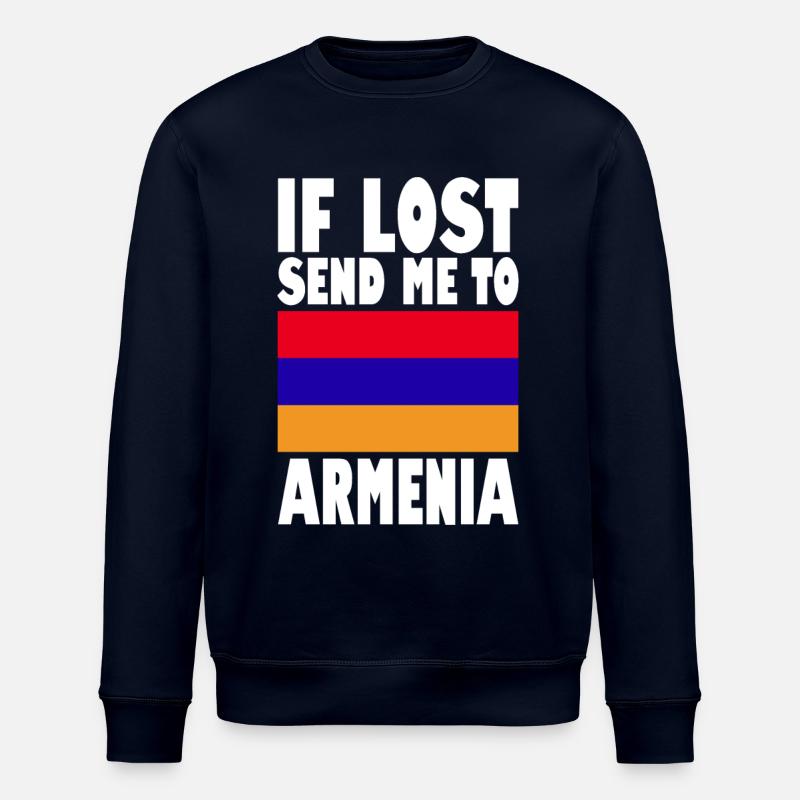 Drapeau de l’Arménie - Sweat bio ROLLER Stanley/Stella Unisexe - marine