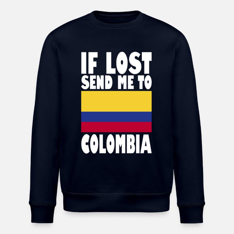 Drapeau de la Colombie - Sweat bio ROLLER Stanley/Stella Unisexe - marine