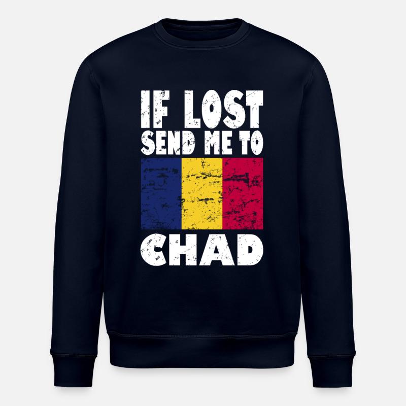 Drapeau du Tchad - Sweat bio ROLLER Stanley/Stella Unisexe - marine