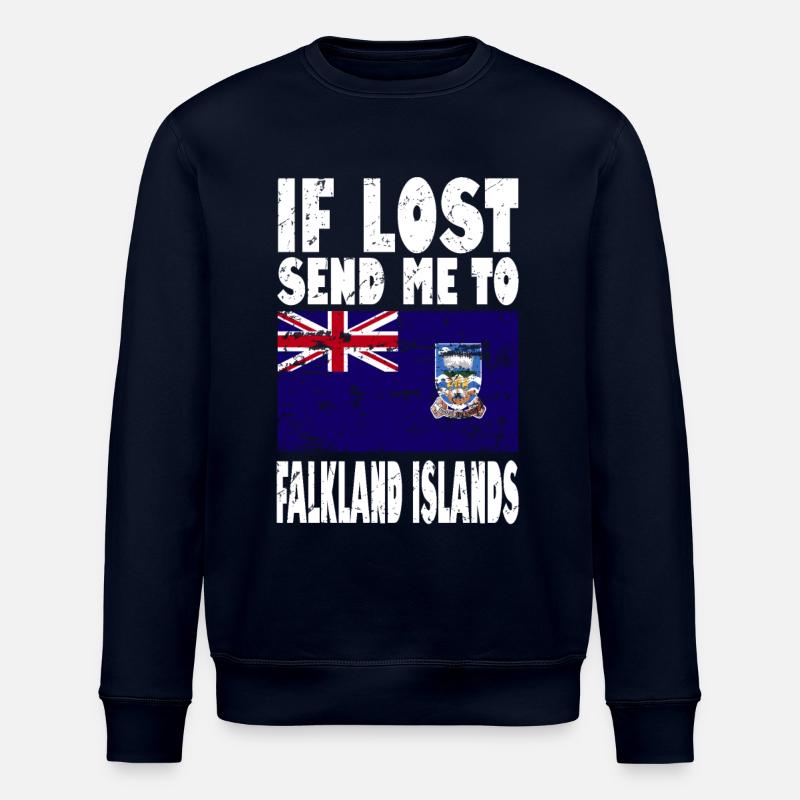Drapeau des îles Falkland - Sweat bio ROLLER Stanley/Stella Unisexe - marine