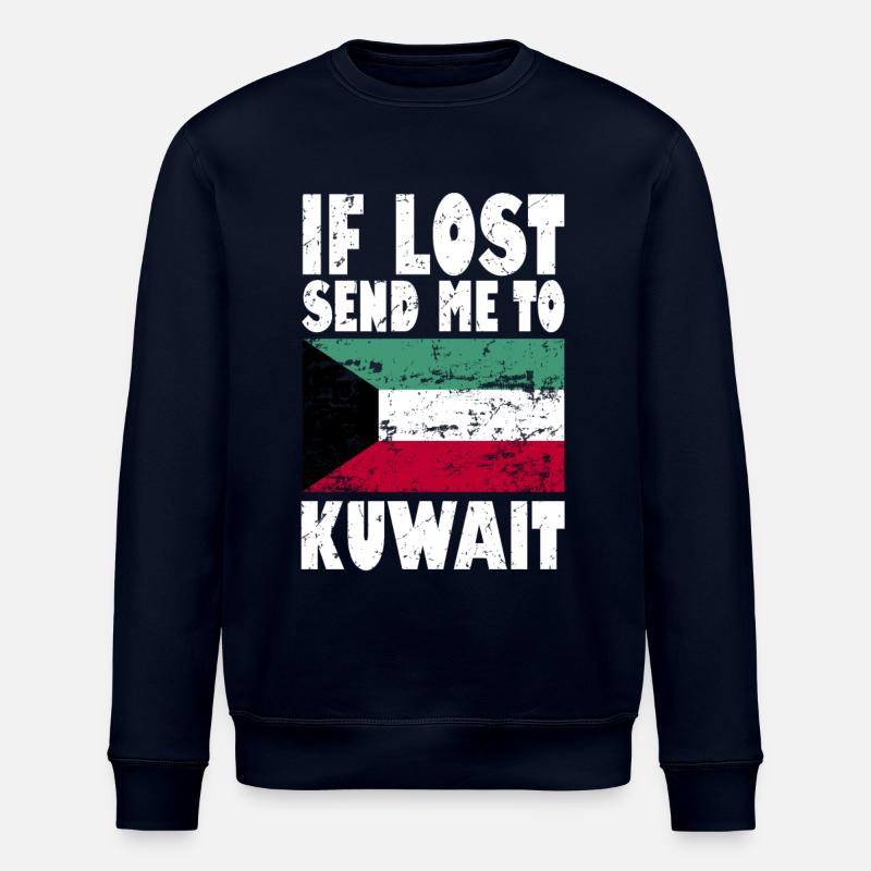 Drapeau du Koweït - Sweat bio ROLLER Stanley/Stella Unisexe - marine