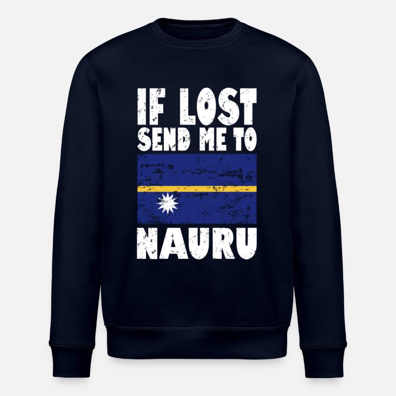 Drapeau de Nauru - Sweat bio ROLLER Stanley/Stella Unisexe - marine