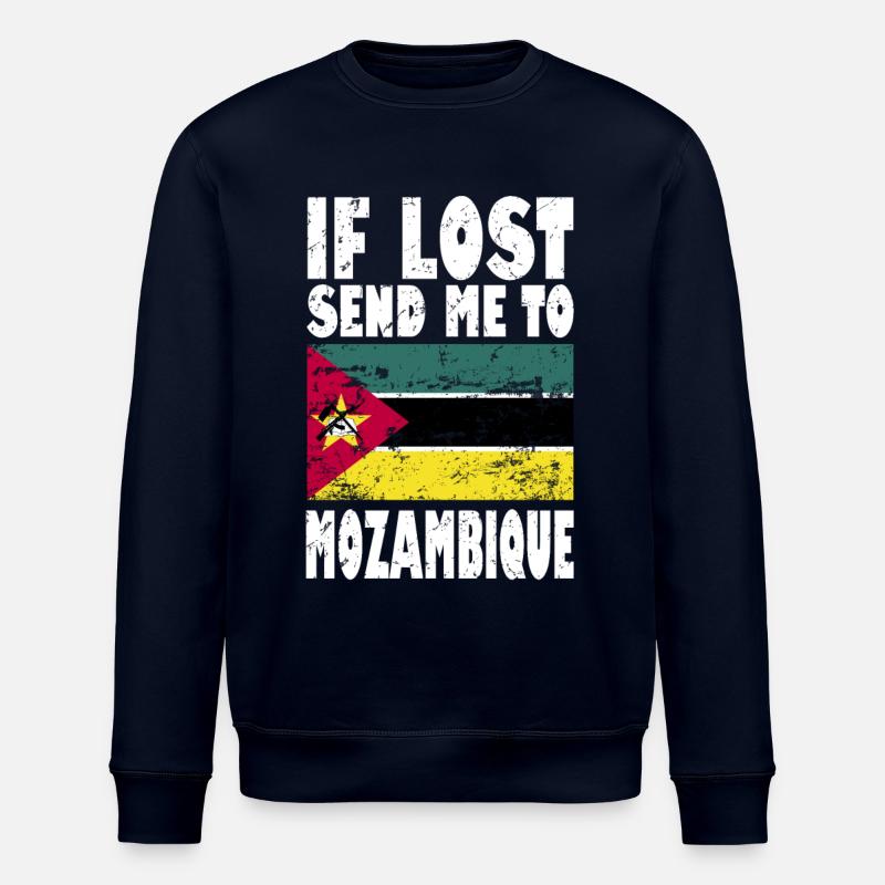 Drapeau du Mozambique - Sweat bio ROLLER Stanley/Stella Unisexe - marine