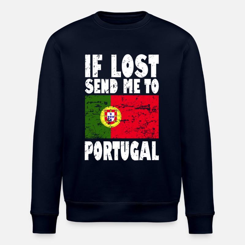 Drapeau du Portugal - Sweat bio ROLLER Stanley/Stella Unisexe - marine