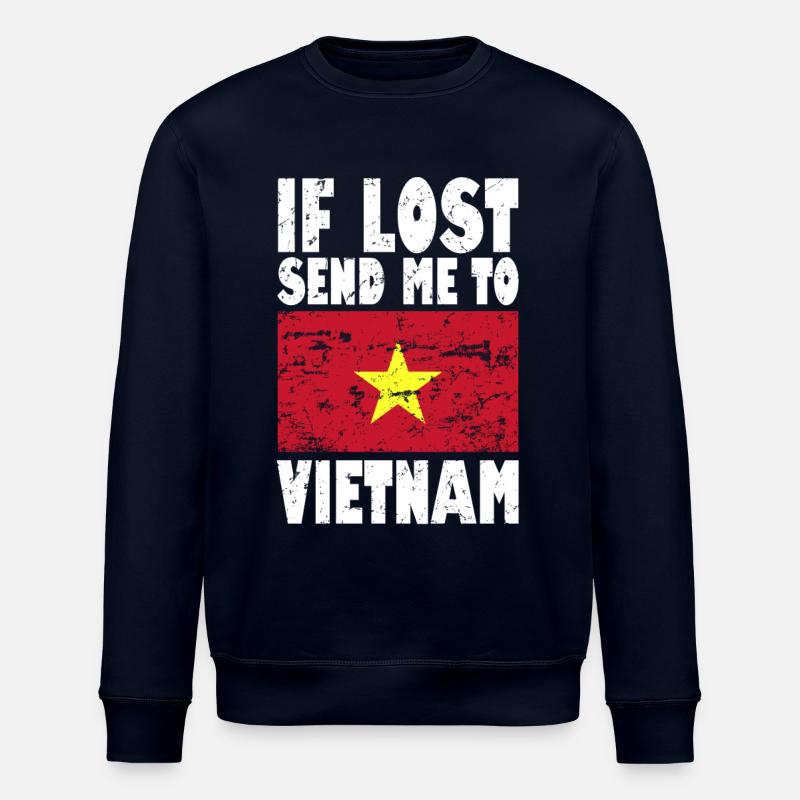 Drapeau du Vietnam - Sweat bio ROLLER Stanley/Stella Unisexe - marine