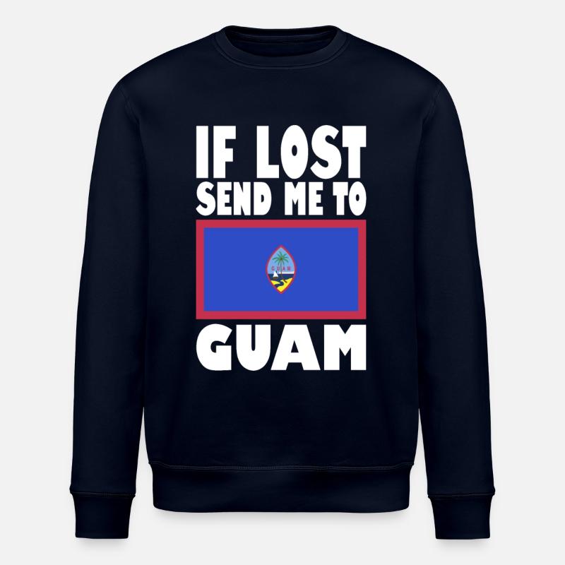 Drapeau de Guam - Sweat bio ROLLER Stanley/Stella Unisexe - marine