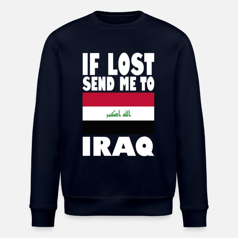 Slogan du drapeau irakien - Sweat bio ROLLER Stanley/Stella Unisexe - marine