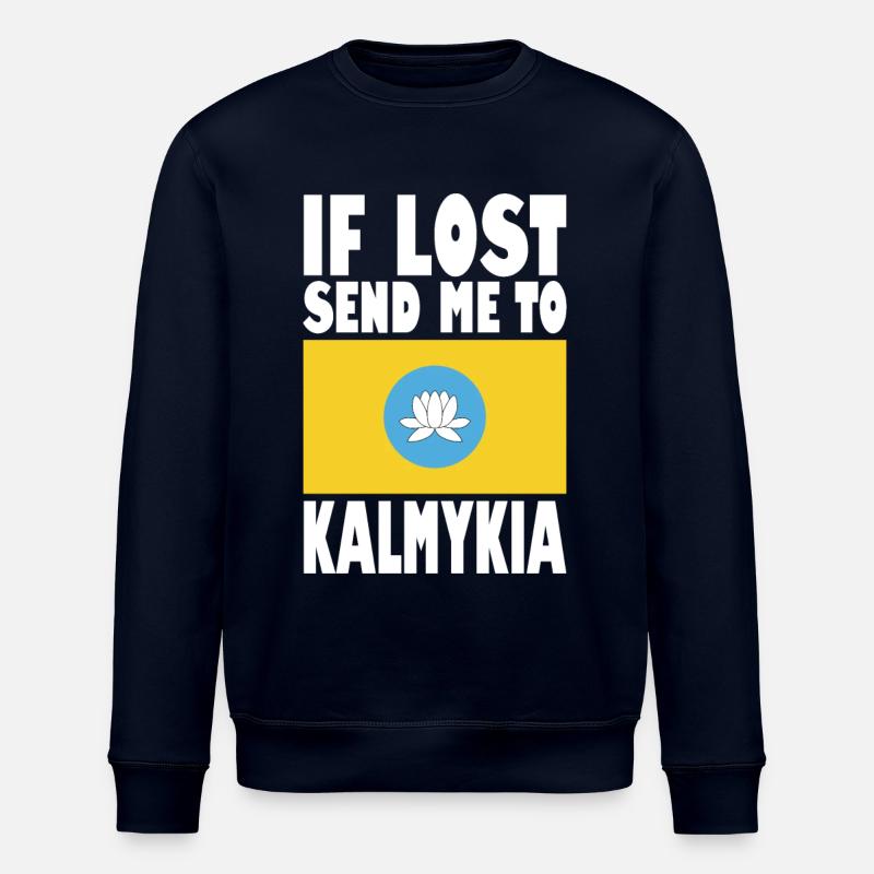 Drapeau de Kalmoukie - Sweat bio ROLLER Stanley/Stella Unisexe - marine
