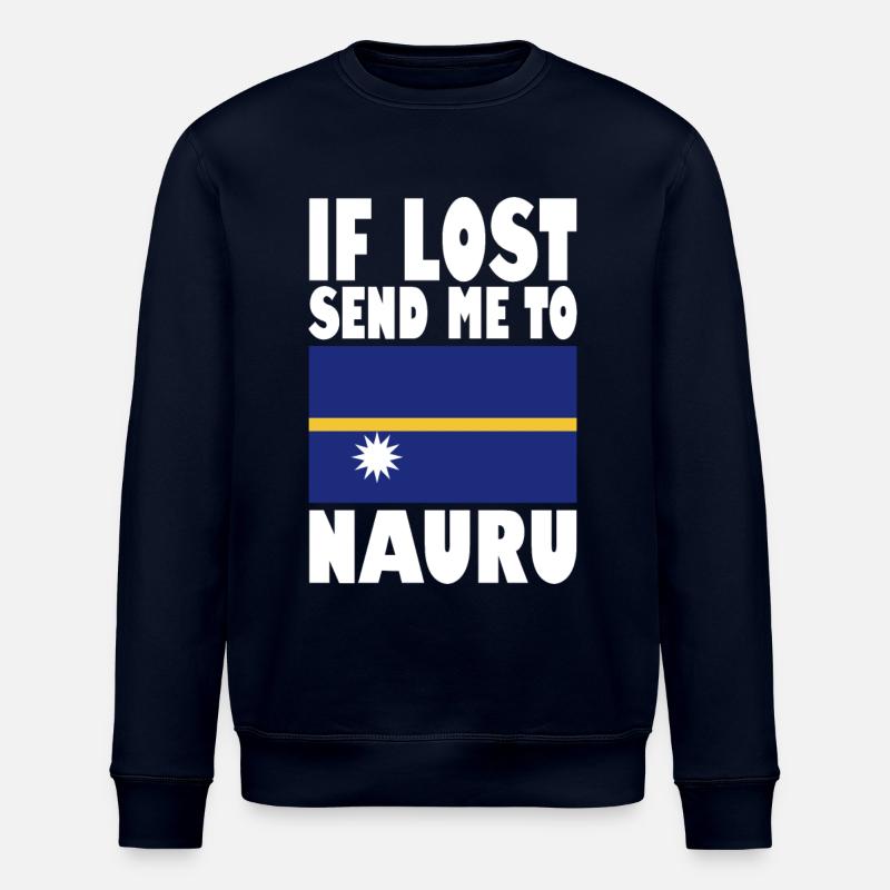 Drapeau de Nauru - Sweat bio ROLLER Stanley/Stella Unisexe - marine