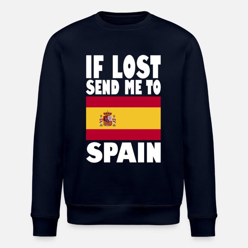 Drapeau de l’Espagne - Sweat bio ROLLER Stanley/Stella Unisexe - marine