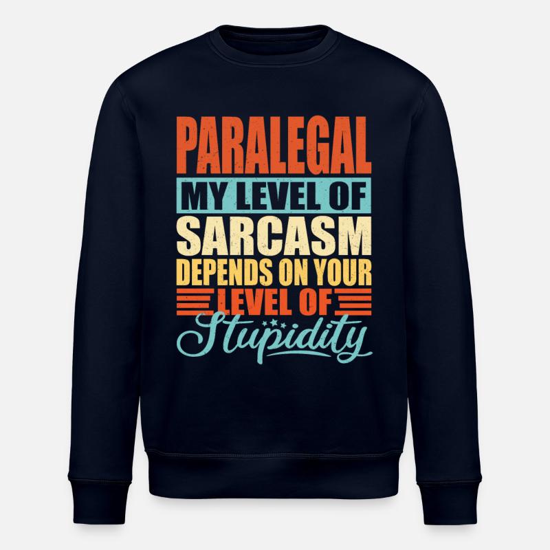 Paralégal - Sweat bio ROLLER Stanley/Stella Unisexe - marine