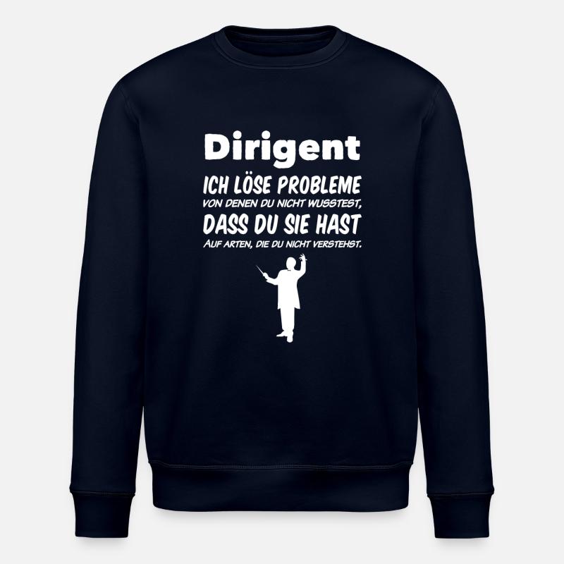 Dirigent Ich löse Problem - Stanley/Stella Unisex Bio-Sweatshirt ROLLER - Navy