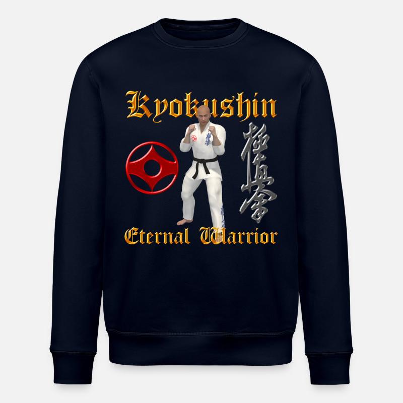 Kyokushin Warrior - Stanley/Stella ROLLER Unisex Organic Sweatshirt - navy