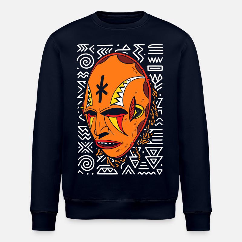 AFRO MASK - Sweat bio ROLLER Stanley/Stella Unisexe - marine