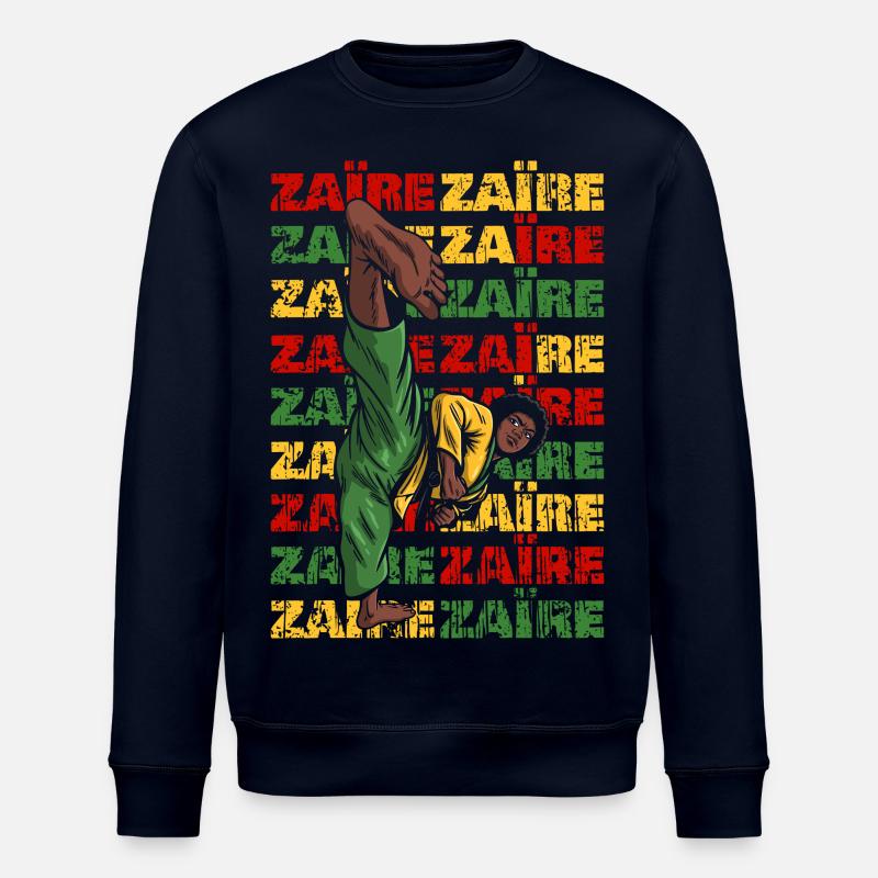 ZAÏRE KICK - Sweat bio ROLLER Stanley/Stella Unisexe - marine