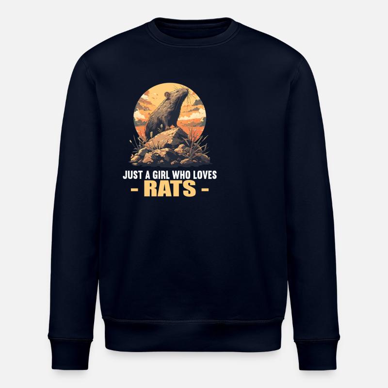 Rat Rat - Sweat bio ROLLER Stanley/Stella Unisexe - marine