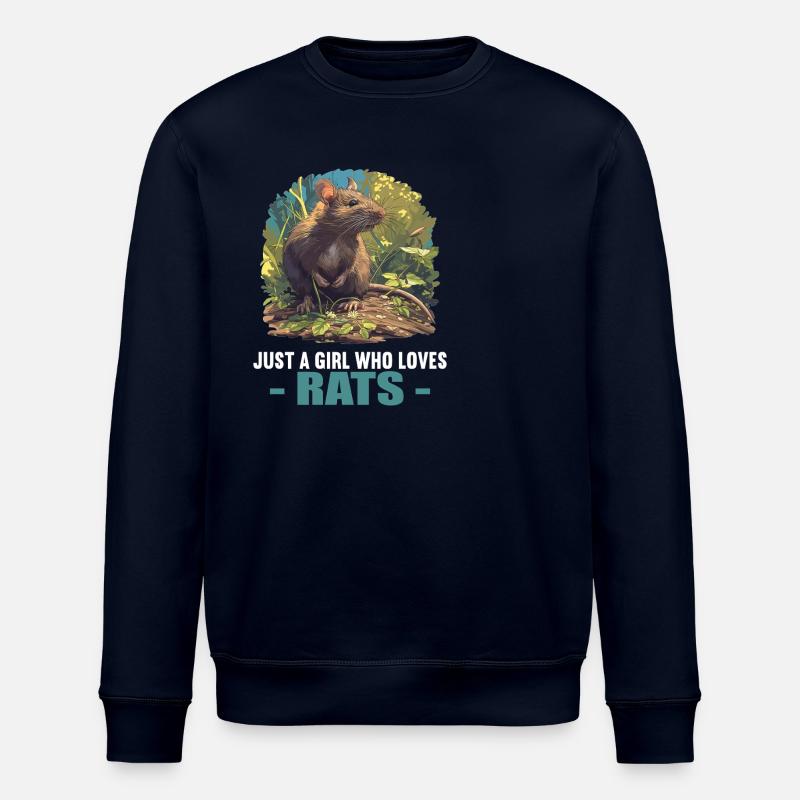 Ratten Ratte - Stanley/Stella Unisex Bio-Sweatshirt ROLLER - Navy
