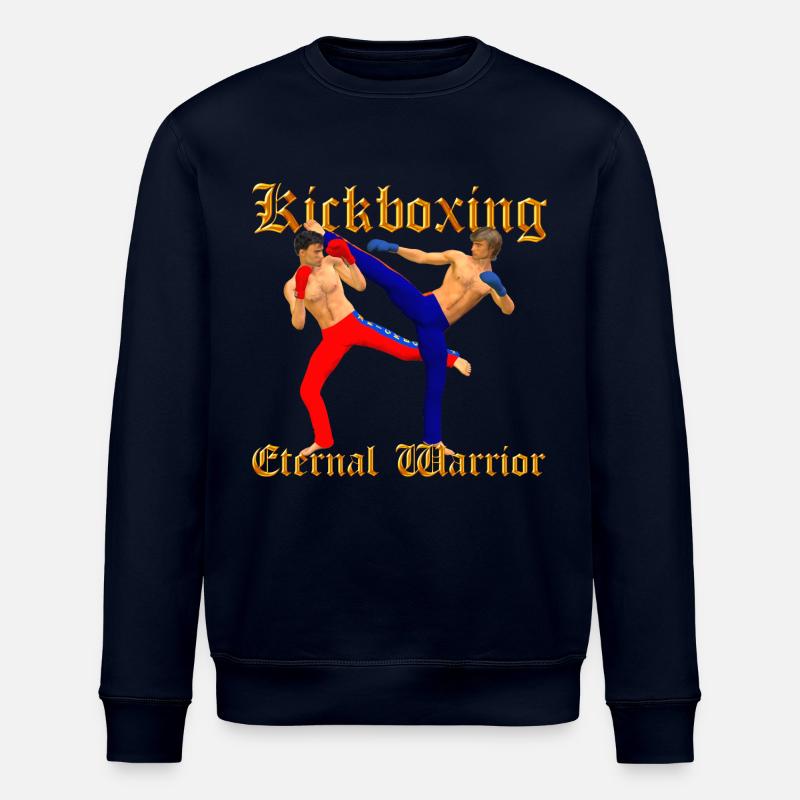 Kickbox-Krieger - Stanley/Stella Unisex Bio-Sweatshirt ROLLER - Navy