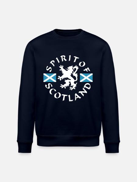 Spirit-of-Scotland - Stanley/Stella ROLLER Unisex Organic Sweatshirt - navy