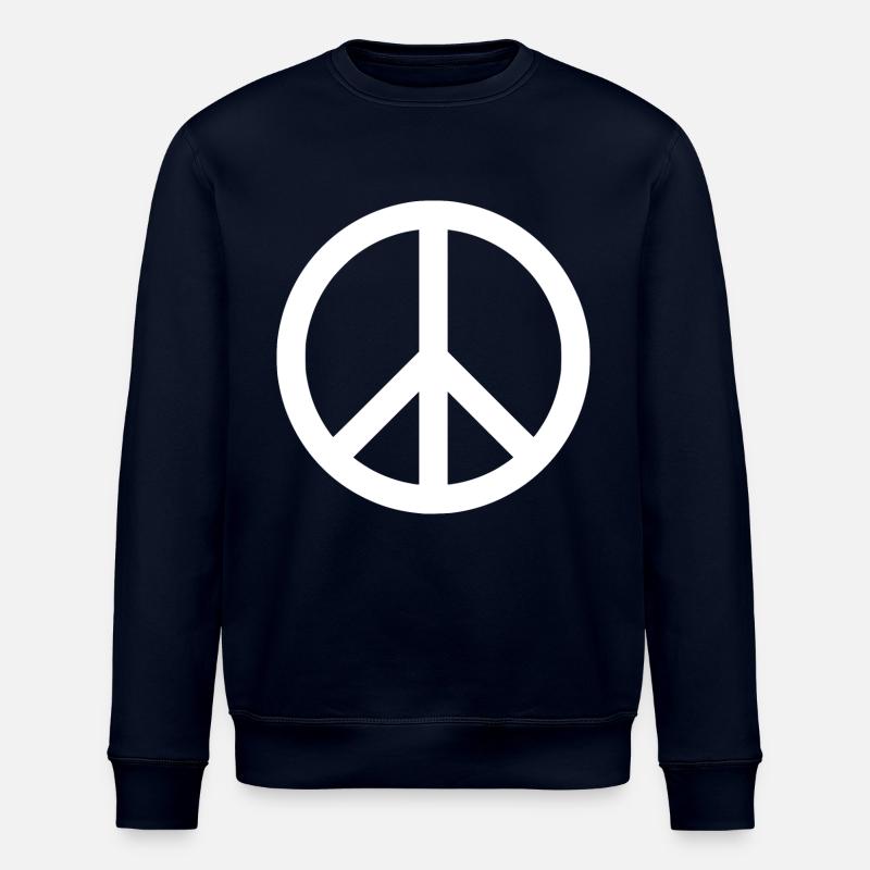 Peacezeichen - Stanley/Stella Unisex Bio-Sweatshirt ROLLER - Navy