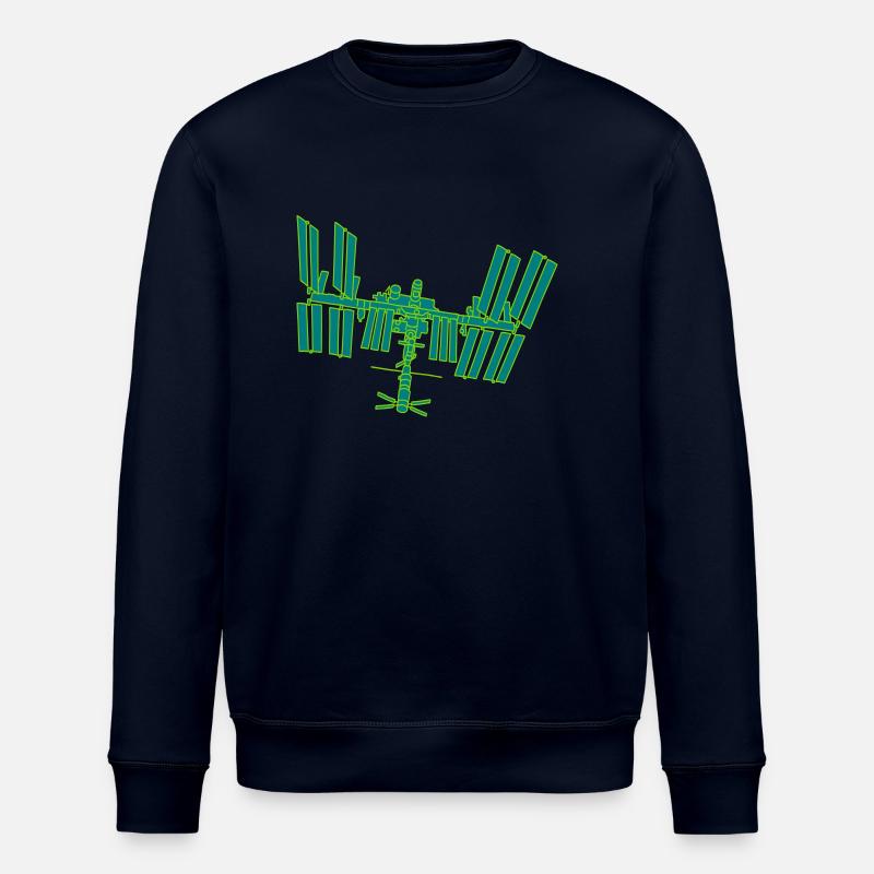 Space station ISS 2 - Stanley/Stella ROLLER Unisex Organic Sweatshirt - navy