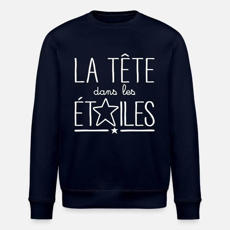 La Tête Dans Les Étoiles - Sweat bio ROLLER Stanley/Stella Unisexe - marine