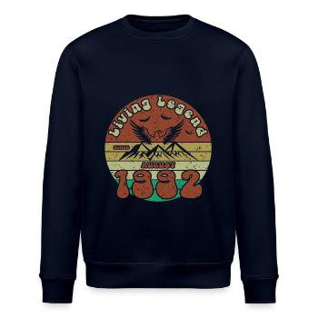 33. Geburtstag Living Legend since VIN 08/1992 - Stanley/Stella Unisex Bio-Sweatshirt ROLLER - Navy - Vorne - Nik (191cm)