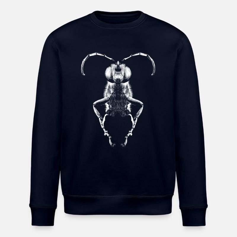 Grave wasp - Stanley/Stella ROLLER Unisex Organic Sweatshirt - navy