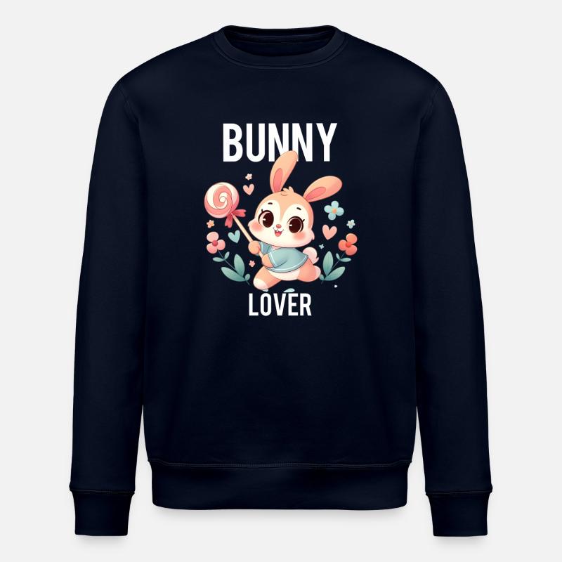 Hasen-Liebhaber - Stanley/Stella Unisex Bio-Sweatshirt ROLLER - Navy