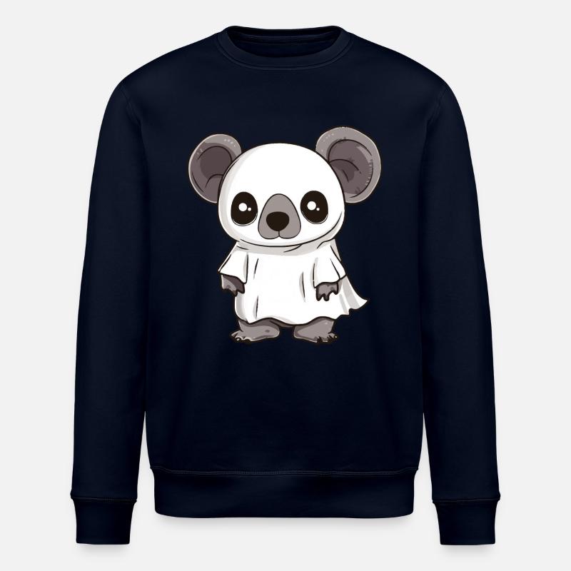 Koala Halloween Comic Geist - Stanley/Stella Unisex Bio-Sweatshirt ROLLER - Navy