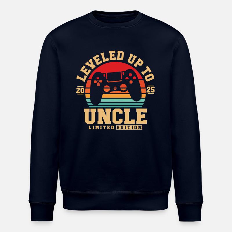 Zum Onkel aufgestiegen 2025 - Stanley/Stella Unisex Bio-Sweatshirt ROLLER - Navy