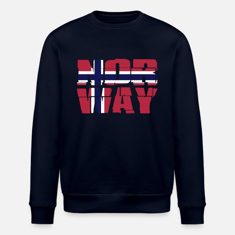 Norway Flag - Stanley/Stella Unisex Bio-Sweatshirt ROLLER - Navy