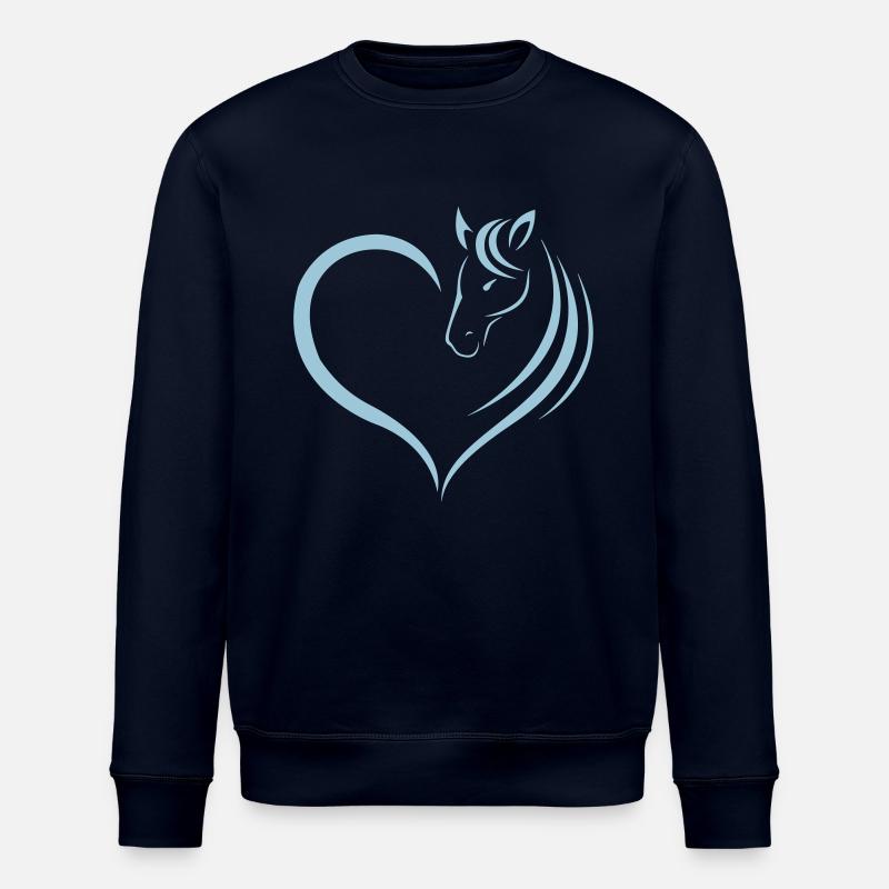 L'amour de cheval - Sweat bio ROLLER Stanley/Stella Unisexe - marine