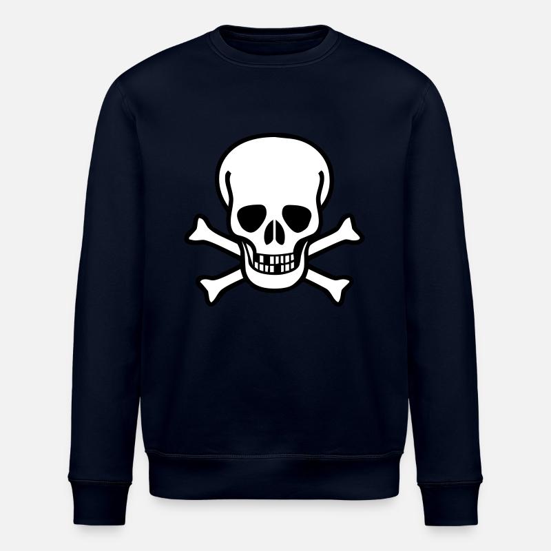 Skull - Stanley/Stella Unisex Bio-Sweatshirt ROLLER - Navy